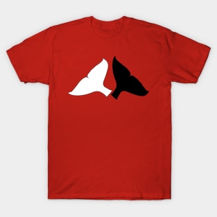 Ying and Yang Whale tails T-Shirt